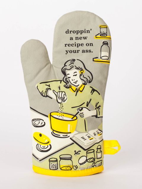 Image of Dropping' A Recipe On Your Ass Oven Mitt
